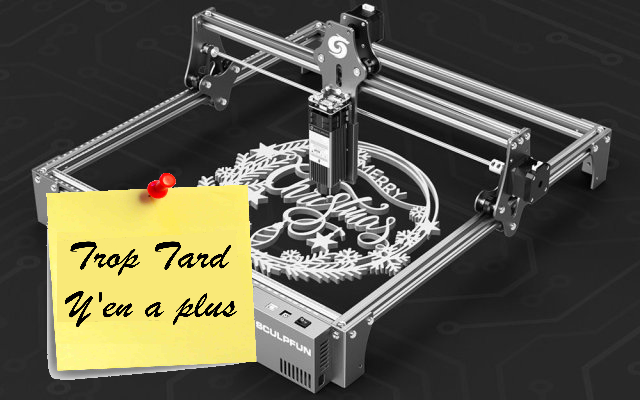 Graveuse Laser Sculpfun S9, un bon modèle laser 5,5 (...)