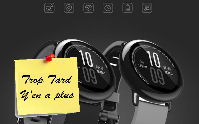 Montre Connectée Xiaomi Huami Amazfit Pace, SPORT GPS (...)