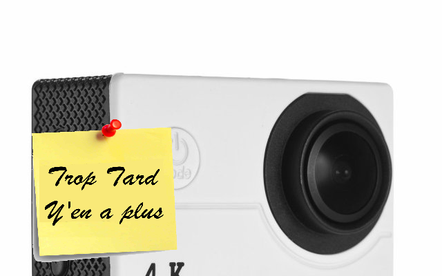 Action Cam 4K WiFi, écran couleur, capteur Sony IMX179 (...)