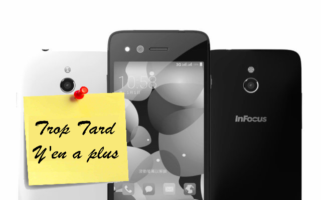 Smartphone 4G INFOCUS M2 QUAD CORE HD noir ou blanc (...)