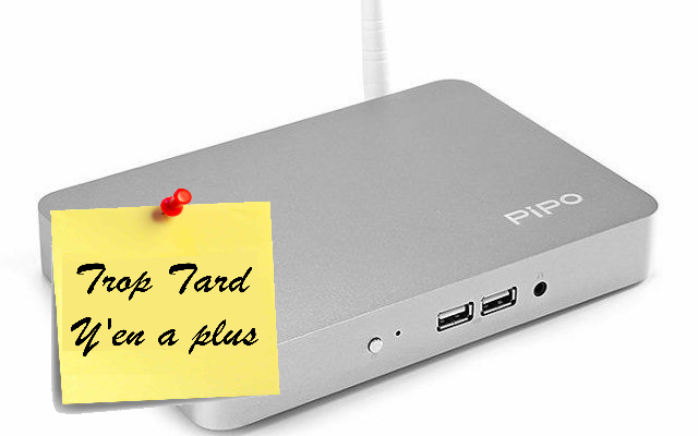 MiniPC Windows Pipo X7S+ nouvelle édition 64GO à 127€ en (...)