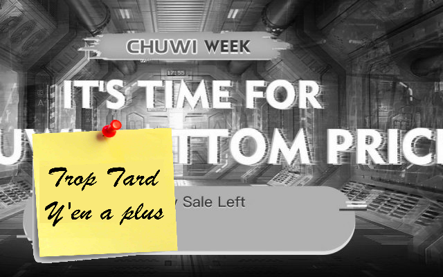 La marque Chuwi, tablettes et PC en promotion