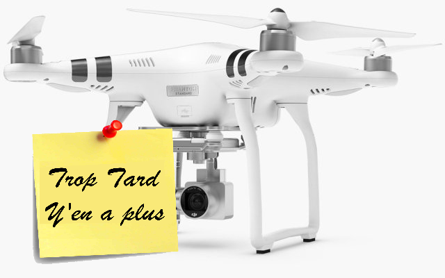 Drone DJI Phantom 3 Standard quadricoptère à 315€46 port (...)