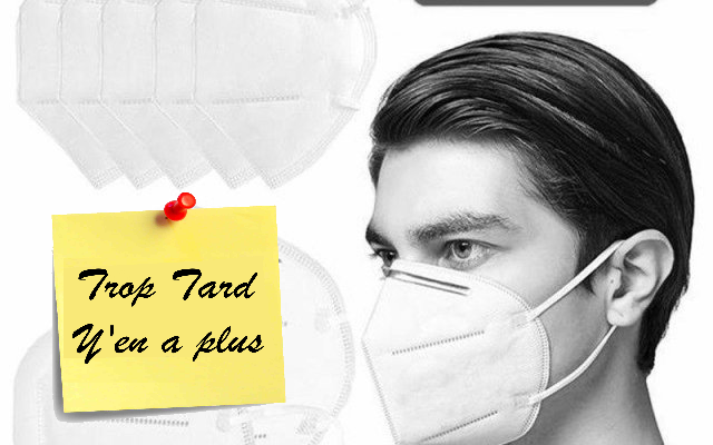 De 20 à 200 masques Anti Coronavirus KN95 équivalent (...)