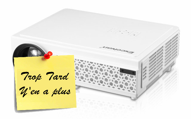 Videoprojecteur Excelvan 96+ résolution native HD, (...)