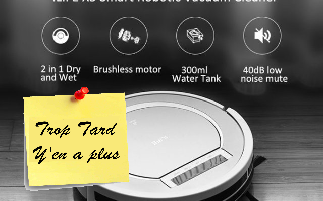 Aspirateur robot laveur Robot ILIFE X5 Smart Robotic à (...)