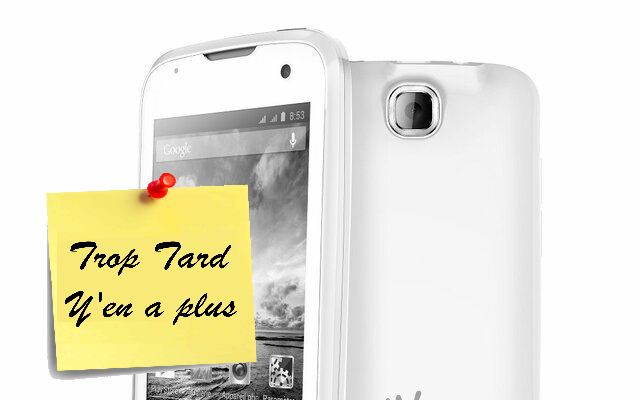 Smartphone Android Wiko CINK+ blanc Double coeur à 69€ (...)
