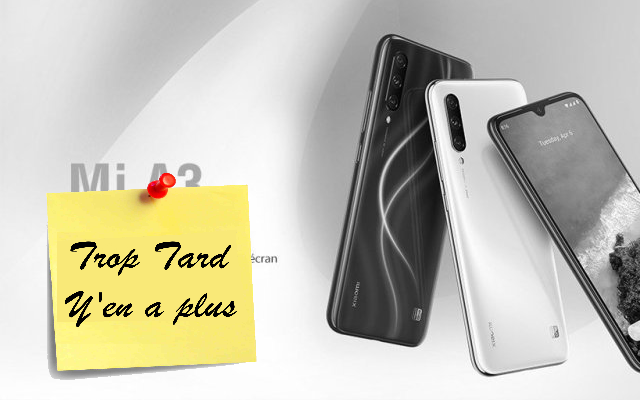 Xiaomi MI A3 version 64GO, smartphone Android ONE sous (...)