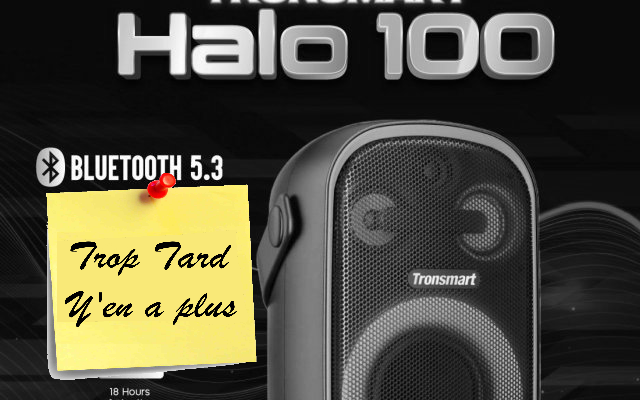 Le Haut-parleur d'extérieur et de fête Tronsmart Halo (…)
