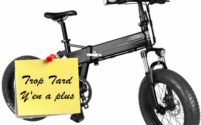 M1, un nouveau Fat Bike électrique pliant chez (...)