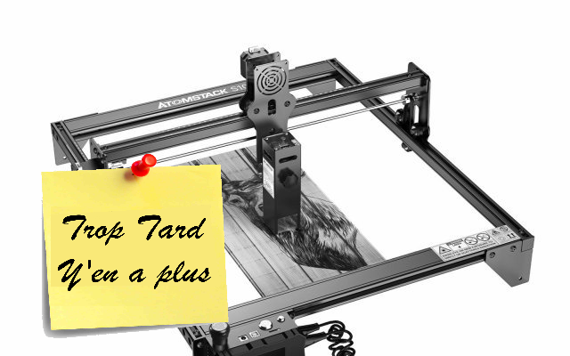 ATOMSTACK S10 Pro (X7 / A10), 10 watts et autonome pour (...)