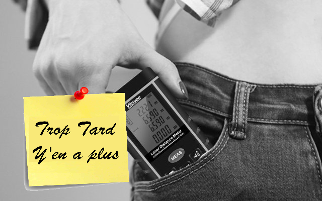 Mètre numérique, télémètre à mesure Laser Excelvan 15€99 @ (...)