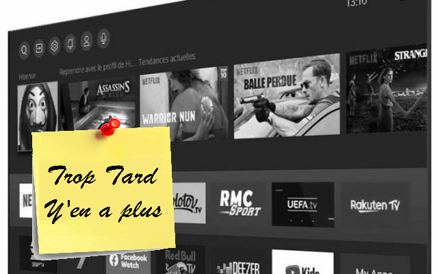 Une belle TV QLED 4K Hisense 55U7QF avec 50€ offerts (...)