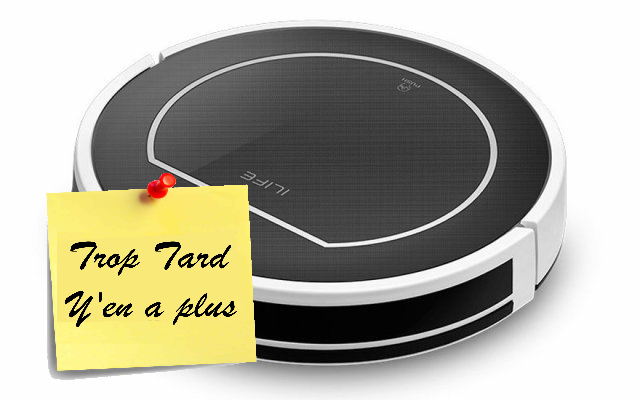 Aspirateur robot iLife V7, brosse et mode serpillière à (...)