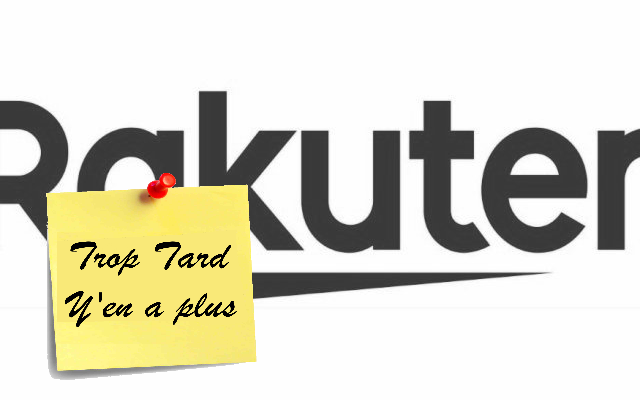 Rakuten, ce dimanche 10€ de réduction pour 59€ d'achat (...)