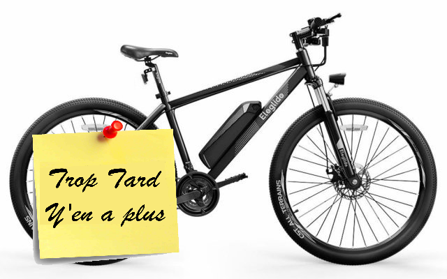le bon VTT électrique ELEGLIDE M1 PLUS version APP, 27.5 (...)