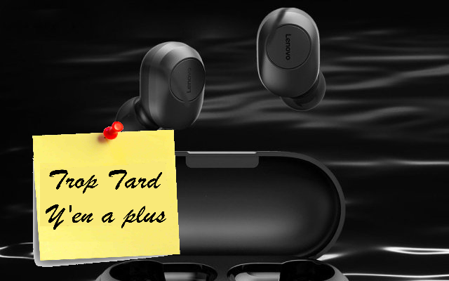 Lenovo GT2 TWS, un concurrent de plus dans les casques (...)