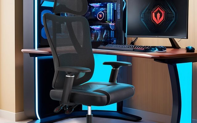 Chaise ACGAM CG-5455M, ergonomique pour travail bureau (…) à la une