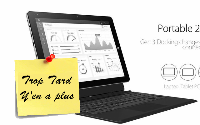 Chuwi Vi10 Plus Remix OS, tablette hybride vente flash (...)