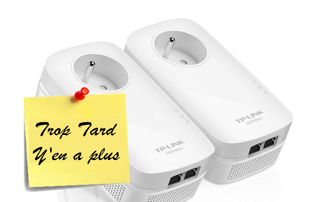 Paire adaptateur CPL Gigabit 2 ports TP-LINK TL-PA7025PKIT