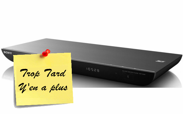 Sony BDP-S490 Lecteur Blu-Ray 3D HDMI Noir à 56€98