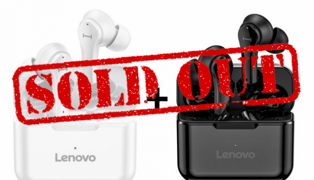 Deux casques Bluetooth TWS Lenovo QT82 pour 18,29€