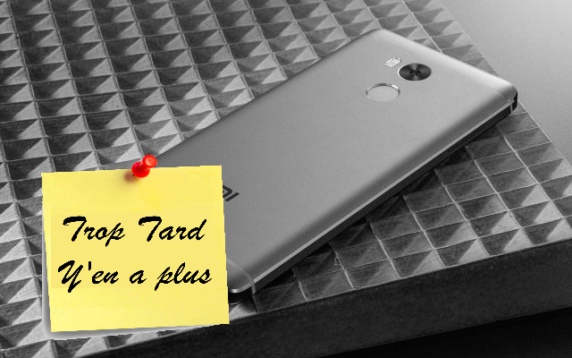 Xiaomi Redmi 4, 5 pouces 8 coeurs et capteur d'empreinte (...)