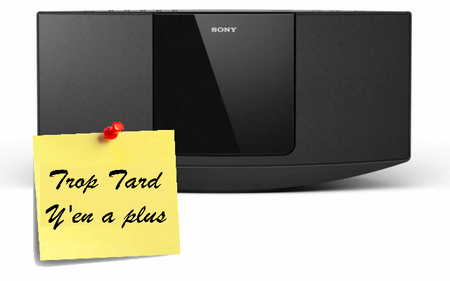 Micro-Chaîne Sony CMT-V9B.CEL MP3 10 W USB Noir (...)