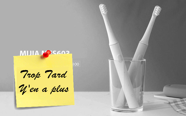 Brosse à dent électrique Xiaomi MES603 à 6€40