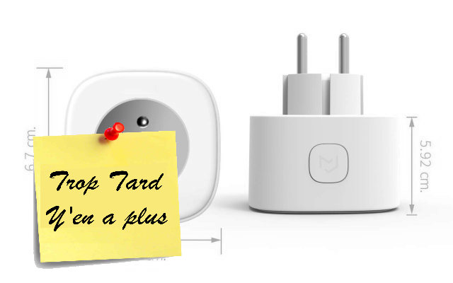 Prise secteur Wifi Meross 16A, suivi consommation, (…)