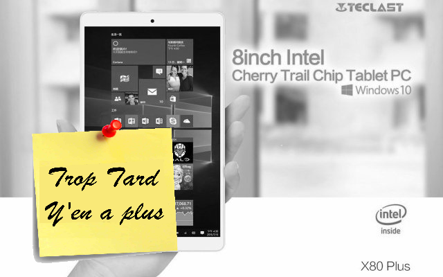 Tablette Teclast X80 Plus, Windows 10 et Android 5.1 (...)