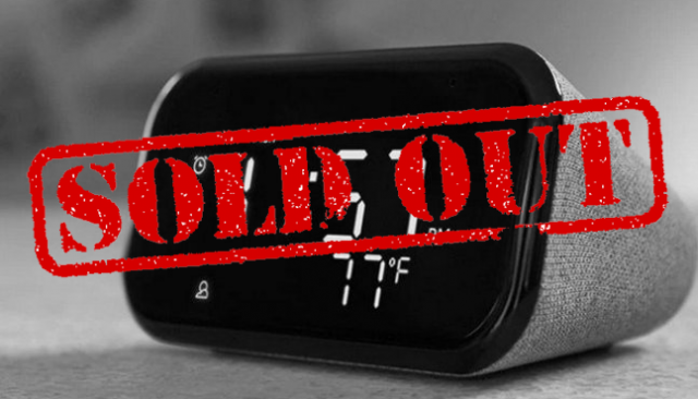 Réveil intelligent Lenovo Smart Clock Essential à (...)