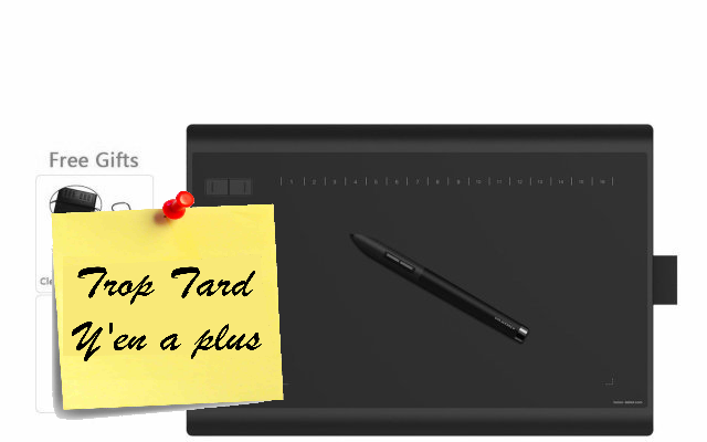 Tablette graphique Huion 1060 plus (Equivalente Wacom (...)