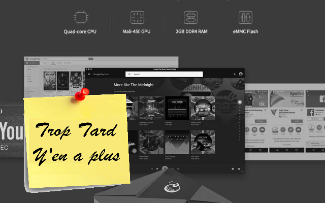 Box TV 4K A95X MINIQ, Android 9.0 2GO / 16GO base (...)