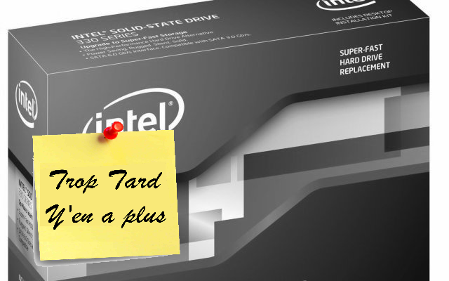 Cyber Monday Amazon , disque SSD Intel 120GO à 74€90 (...)