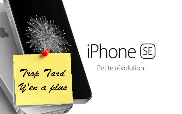 iPhone SE 16 Go 294€99, 64GO 359€99 (via ODR 100 Euros) (…)