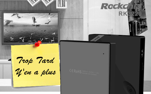 Boîtier TV 4K Mini MXQ Quad-core Rockship RK3229 à (...)