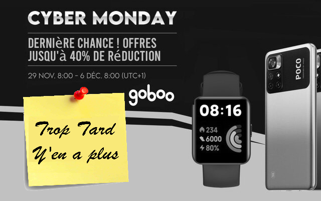 Cyber Monday, promotions Xiaomi Mi10, POCO M4 5G et (...)