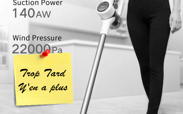 L'aspirateur balai sans fil Dreame V10, 140AW à (...)