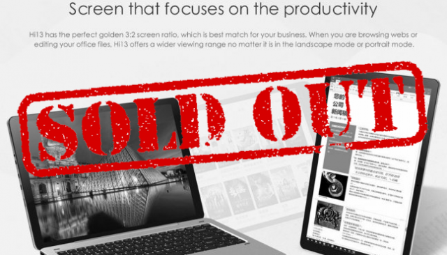Tablette CHUWI Hi13 13.5″, Windows 10, évolutive PC 2 en (...)