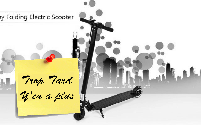 Trottinette électrique premier prix Smartmey T5 à 204€69