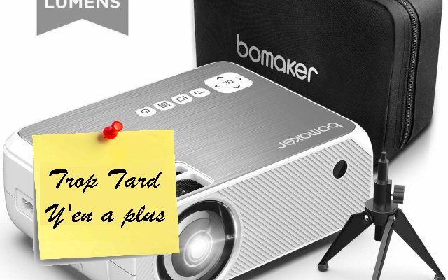 Vidéoprojecteur LED 720p BOMAKER avec Trépied et Sac à (...)
