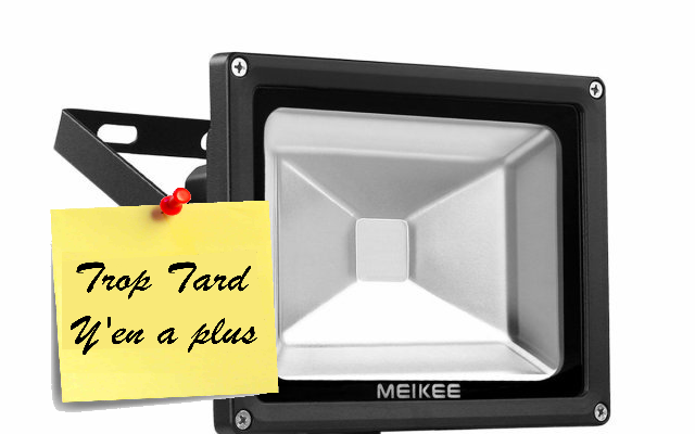 Projecteur MEIKEE 20W, LED détecteur de mouvement (...)