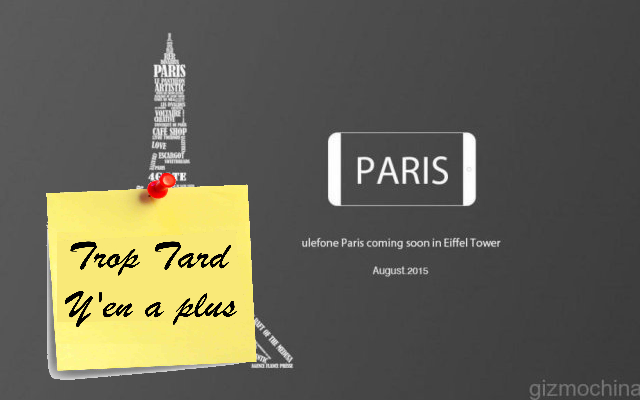 Smartphone Ulefone Paris, HD, Octacore et 4G à 107€ (...)