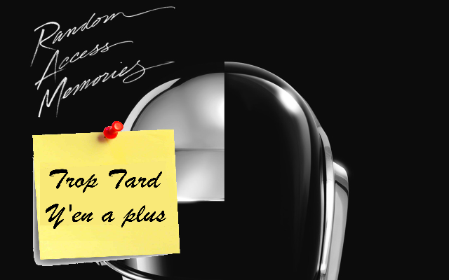 Album Daft Punk Random Access Memories en MP3 2€99 (...)