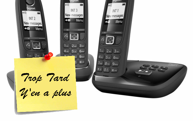 Téléphone répondeur Gigaset AS405A trio DECT/GAP 39€90 (...)