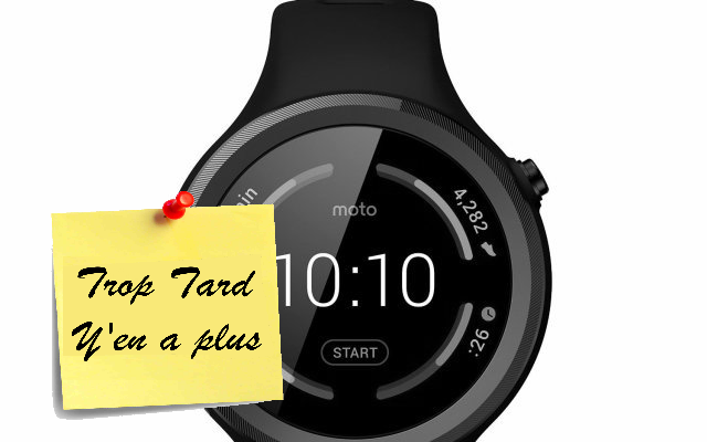 Motorola Moto 360 Sport, Smartwatch avec GPS et Capteur (...)