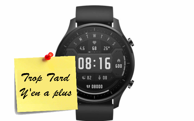 La montre SmartWatch Xiaomi AMOLED GPS 10 sports à (...)