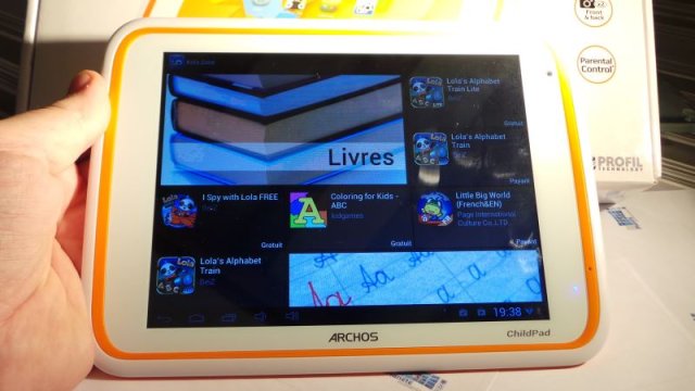 Archos Childpad 80, le Store Enfant 