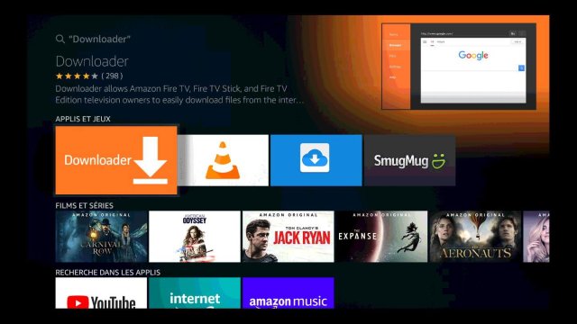 Installez application DOWNLOADER